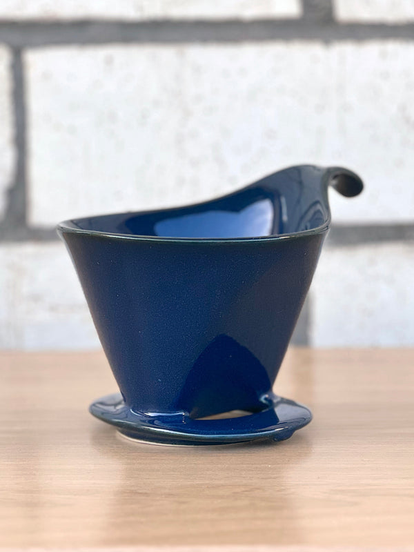 Bee House Ceramic Dripper, Blue